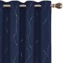 Decor Solid Color Ready Made Grommet Black Curtains for Kitchen Bedroom,Topfinel Velvet Short Curtains for Living Room */