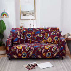 Wholesale Home Decoration Item 3 Seats Sofa Cover L Shape Couch, Ready Ship Print Furniture Cover For Sofa And Seats/