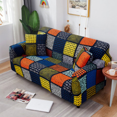 Wholesale Home Decoration Item 3 Seats Sofa Cover L Shape Couch, Ready Ship Print Furniture Cover For Sofa And Seats/