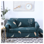 Wholesale Easy-Going Plant Pattern Polyester Living Room Non-Slip Sofa Cover, Whole Piece Fabric Furniture Protector Sofa Cover/