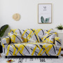 Wholesale Easy-Going Plant Pattern Polyester Living Room Non-Slip Sofa Cover, Whole Piece Fabric Furniture Protector Sofa Cover/