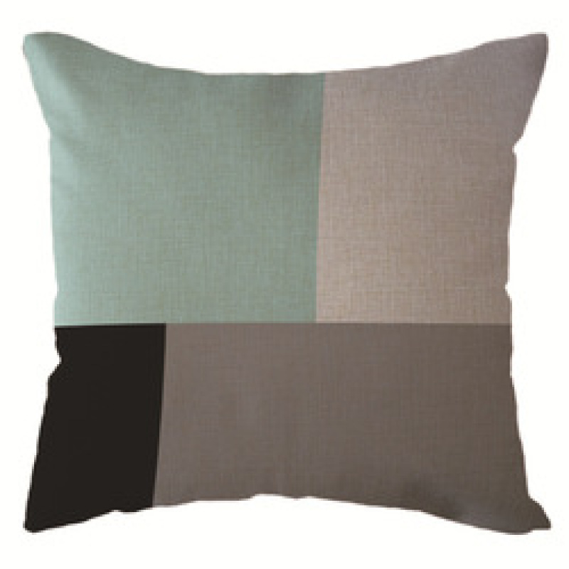 Modern Geometric Home Cotton And Linen Cushion Cover, Car Cushion Cover /