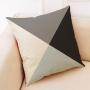 Modern Geometric Home Cotton And Linen Cushion Cover, Car Cushion Cover /