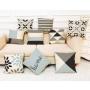 Modern Geometric Home Cotton And Linen Cushion Cover, Car Cushion Cover /