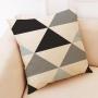 Modern Geometric Home Cotton And Linen Cushion Cover, Car Cushion Cover /