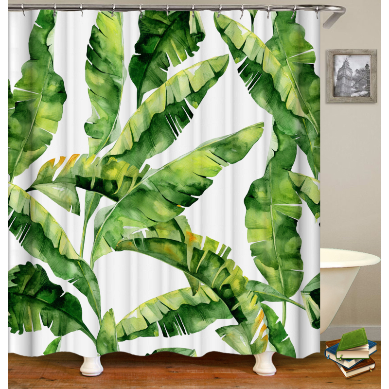 Drop Shipping Abstract Modern Floating Pink Floral Gray Shower Curtain, Watercolor Plant Flower Shower Curtain Art Printed#