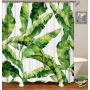 Drop Shipping Abstract Modern Floating Pink Floral Gray Shower Curtain, Watercolor Plant Flower Shower Curtain Art Printed#