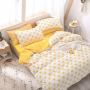 Spelt Fruit Flannel Four-Piece Cotton, Cute Bed Four-Piece Crystal Flannel Sheet /