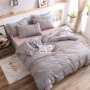 Spelt Fruit Flannel Four-Piece Cotton, Cute Bed Four-Piece Crystal Flannel Sheet /