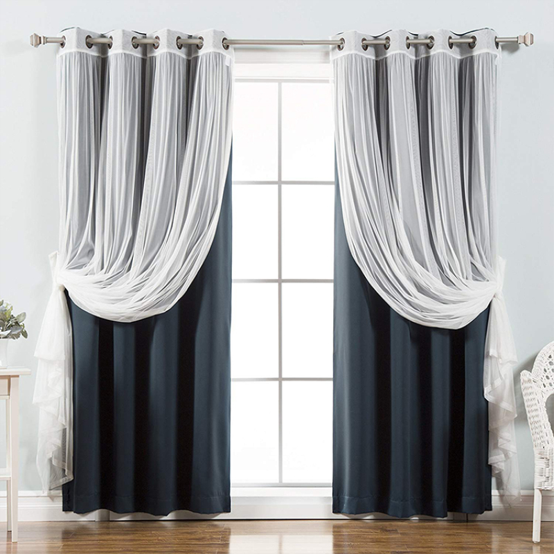 New Design roman curtain blackout america decorate round window sheer curtain