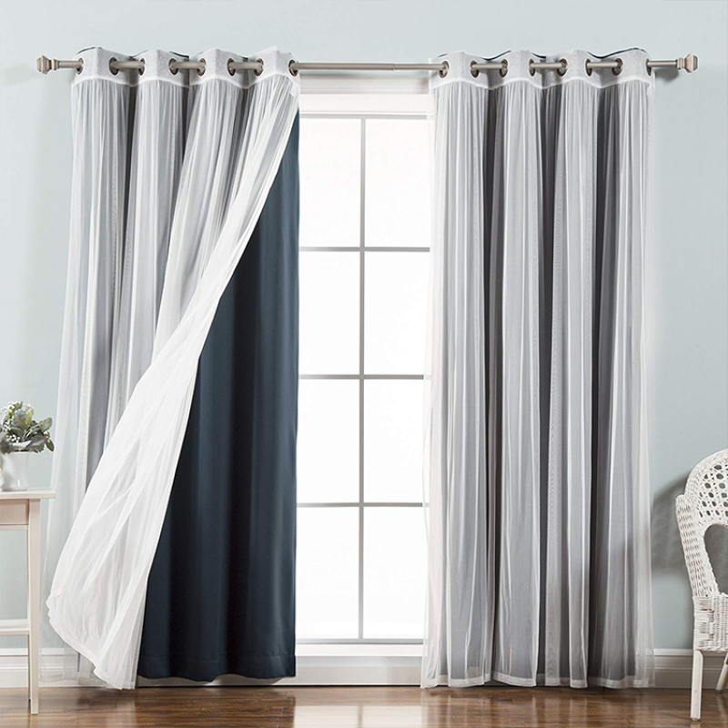 New Design roman curtain blackout america decorate round window sheer curtain