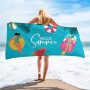 OEM Sand Free Printing Beach Towel, Eco Recycled Beach Towel, Quick Dry Beach Towel#