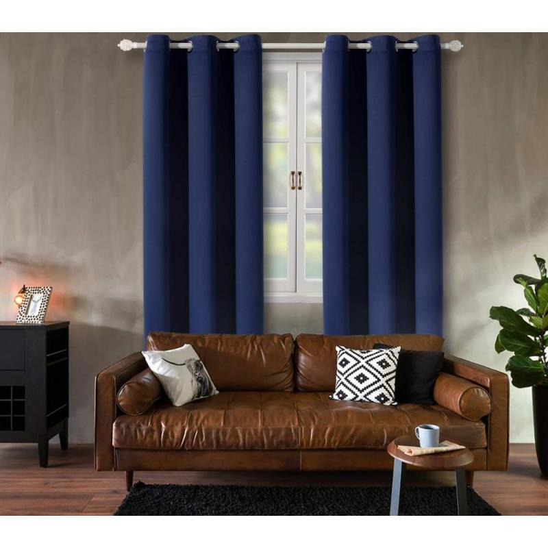 High Quality Blackout Curtain, Cheap 42*84 Inch Curtain 100% Polyester Flat Window High Shading(70%-90%) Modern for Living Room