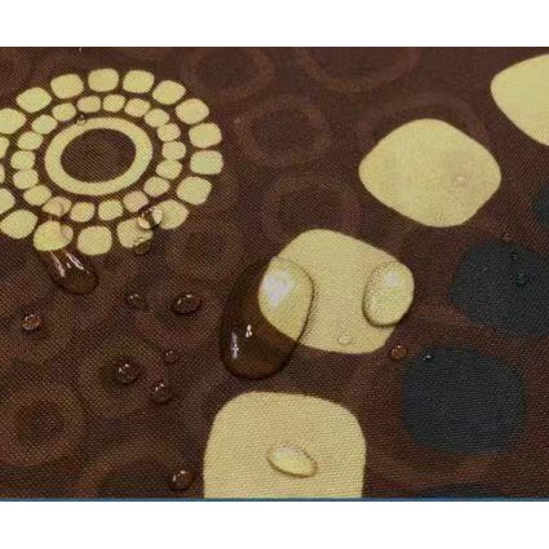 Chinese Shower Curtain Waterproof Cloth Mildew Thickened Partition Shower Curtain, Bathroom Warm Shade Curtain/