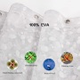 Waterproof, transparent, 3D shower curtain for bathroom, home decoration, bathroom accessories/