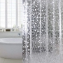 Waterproof, transparent, 3D shower curtain for bathroom, home decoration, bathroom accessories/