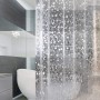 Waterproof, transparent, 3D shower curtain for bathroom, home decoration, bathroom accessories/