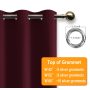 Custom drapes blackout curtains dark red curtin fabric curtain blackout curtain free shipping live room