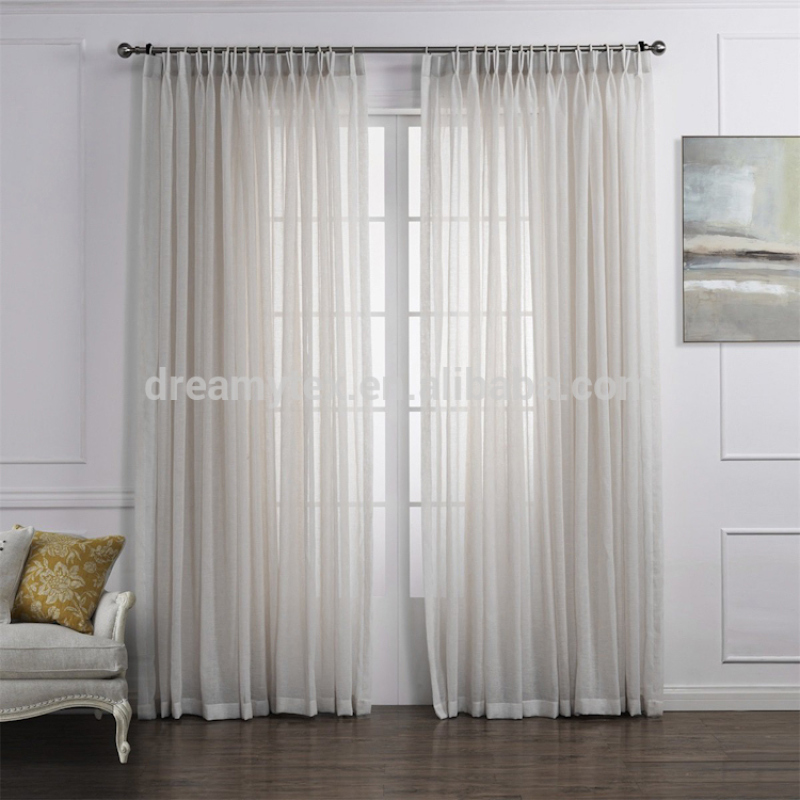 new products hot sale top quality model of live room curtain transparent curtain