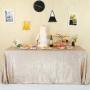 Party Sequin 60x120 Glitter Rectangular Table Cloth for Wedding Decoration Party Banquet Home Decor Custom Multiple Sizes