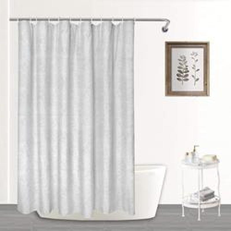Classy Waterproof Waffle Shower Curtain, Printing Polyester Waffle Shower Curtain/