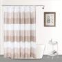 Classy Waterproof Waffle Shower Curtain, Printing Polyester Waffle Shower Curtain/