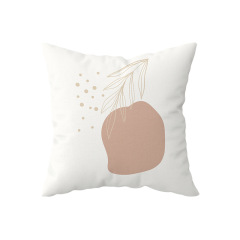 Abstract Modern Art Geometric Plants Polyester Cushion Cover, Home Decorative Pillowcases Nordic Living Room Cushion Cover/