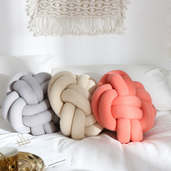 Large Knot Pillow, Decorative Cushion For Office/