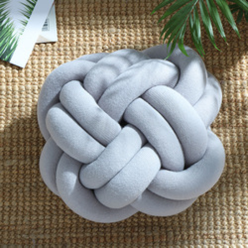 Large Knot Pillow, Decorative Cushion For Office/