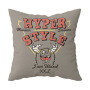 Single-side Polyester Halloween Decorative Pillow Case Cushion Cover, Cartoon Spider Bed Sofa Vintage Cushion Cover/