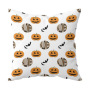 Single-side Polyester Halloween Decorative Pillow Case Cushion Cover, Cartoon Spider Bed Sofa Vintage Cushion Cover/