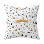 Single-side Polyester Halloween Decorative Pillow Case Cushion Cover, Cartoon Spider Bed Sofa Vintage Cushion Cover/