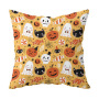 Single-side Polyester Halloween Decorative Pillow Case Cushion Cover, Cartoon Spider Bed Sofa Vintage Cushion Cover/