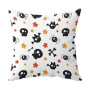 Single-side Polyester Halloween Decorative Pillow Case Cushion Cover, Cartoon Spider Bed Sofa Vintage Cushion Cover/