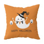 Single-side Polyester Halloween Decorative Pillow Case Cushion Cover, Cartoon Spider Bed Sofa Vintage Cushion Cover/