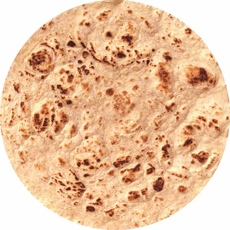 Super soft flannel toasted baby tortilla Throw Blanket Travel Portable Pizza Burrito Tortilla Round Wrap Blanket for Bed Office