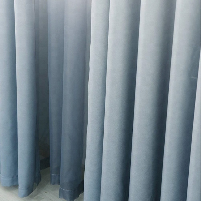 Gradient Panel printing cold proof door cortinas decoration block out curtain