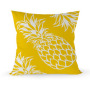 Super soft plush pillowcase, yellow Nordic style pillowcase/