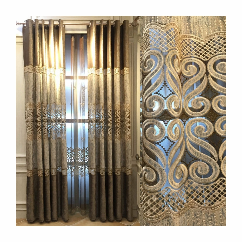 Tende Classiche Di Lusso, Royal Curtains For The Living Room, Cortinas Luxuosas Para Sala E Quarto/