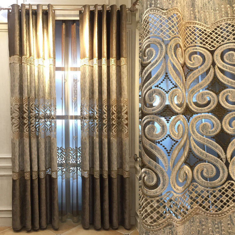 Tende Classiche Di Lusso, Royal Curtains For The Living Room, Cortinas Luxuosas Para Sala E Quarto/