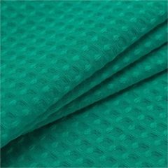 Wholesale Moonlight Blue Waffle Weave Hotel Luxury Spa Bathroom Polyester Shower Curtain, 230gsm Heavy Duty Shower Curtain/