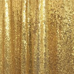 Sequin Background for Wedding Party Christmas, Glitter Gold Backdrop Curtain/