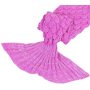 Bedding Sofa Mermaid Blanket Wool Knitting Fish Style Little Tail Blankets Warm Sleeping Child Princess Loves Gift