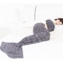 Bedding Sofa Mermaid Blanket Wool Knitting Fish Style Little Tail Blankets Warm Sleeping Child Princess Loves Gift
