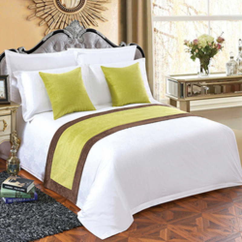 Luxury Velvet Solid Bed Runner Hotel Scarf Set Hotel Protector Slipcover Bed Decorative Scarf King For Hotel Cushion Cover Red