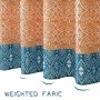 Waffle Printed Bathroom Shower Curtain, Waterproof Tassel Bathroom Shower Curtain With Hooks$