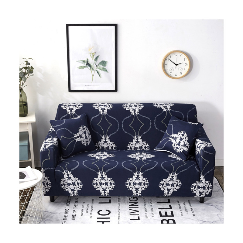 2020 Non Slip Washable Geometric Flower Patter Furniture Seats Sofa Cover, Luxury 1/2/3 Seater Recliner Living Room Sofa Covers/