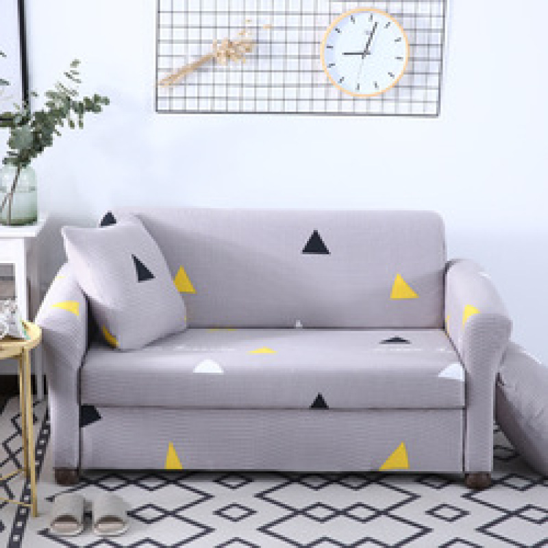 2020 Non Slip Washable Geometric Flower Patter Furniture Seats Sofa Cover, Luxury 1/2/3 Seater Recliner Living Room Sofa Covers/
