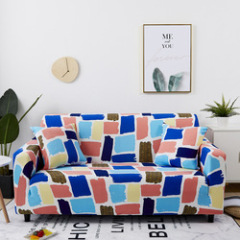 2020 Non Slip Washable Geometric Flower Patter Furniture Seats Sofa Cover, Luxury 1/2/3 Seater Recliner Living Room Sofa Covers/