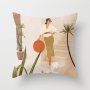 Single-sided digital printing peach skin pillowcase,Hot sale simple and fashionable summer clear cushion cover/